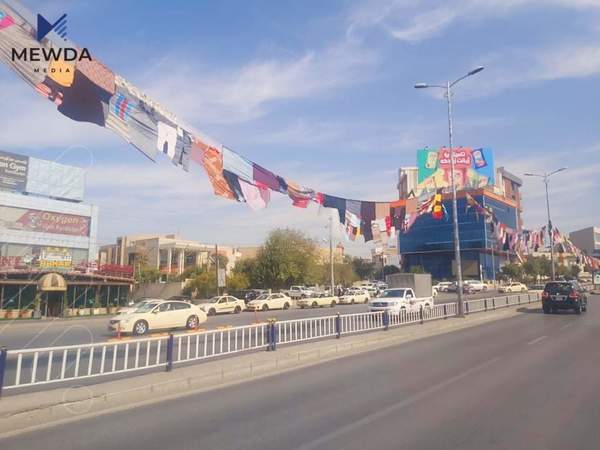 بڕیار لەبارەی جلوبەرگە هەڵواسراوەکانی شەقامی سالمی سلێمانی درا