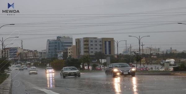 کەشناسی هەرێمی کوردستان رێژەی باران بارینی بەشێک لە ناوچەکانی بڵاوکردەوە