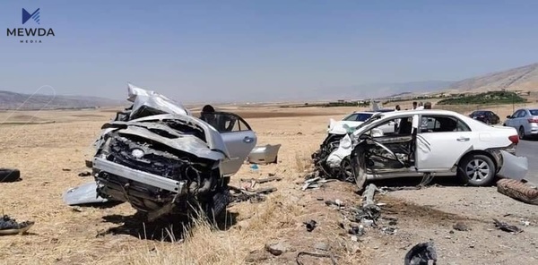 رووداوێکی سەختی هاتوچۆ روویدا