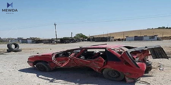 رووداوێکی هاتوچۆ پێنج برینداری لێکەوتەوە