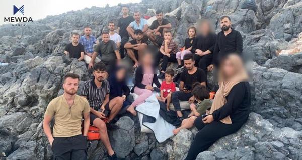 نوێترین زانیاریی لەسەر ئەو 37 کۆچبەرە کوردەی لە دورگەیەکی یۆنان گیریان خواردبوو