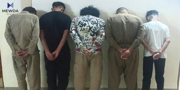 پێنج کەس بە تۆمەتی دزیکردن دەستگیرکران