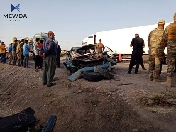 دهۆک؛ لە رووداوێکی هاتوچۆدا حەوت کەس گیانیان لەدەستدا
