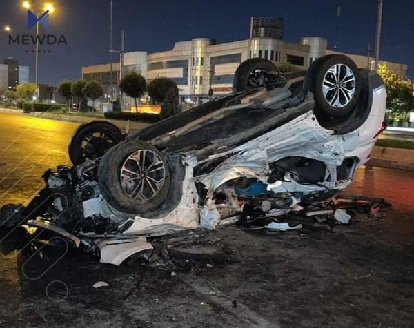 هەولێر؛ لە رووداوێکی هاتوچۆدا سێ کەس گیانیان لەدەستدا