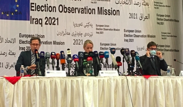 نێردەی یەکێتیی ئەوروپا راپۆرتی خۆی لەبارەی هەڵبژاردنەکانی عیراقەوە بڵاوکردەوە