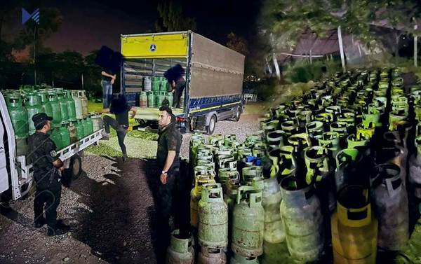 قایمقامییەتی هەولێر: دەست بەسەر 600 بوتڵ غازی شاراوەدا گیرا