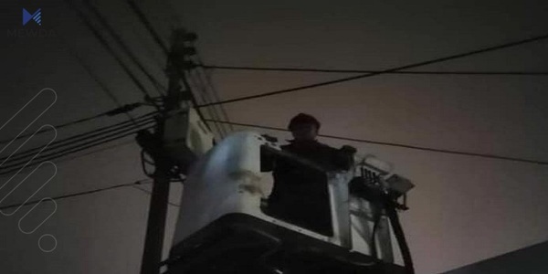بارانبارین و هەورە بروسکە زیان بە 41 فیدەری کارەبا دەگەیەنێت