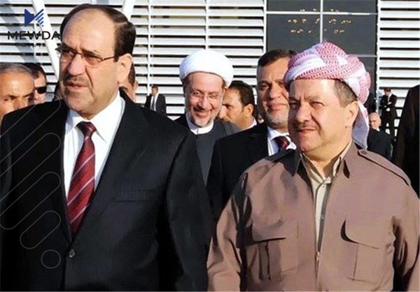 سەبارەت بە نوری مالیکی مەسعود بارزانی داوایەک لە موقتەدا سەدر دەکات