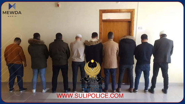 سلێمانی؛ نۆ تۆمەتبار دەستگیرکران