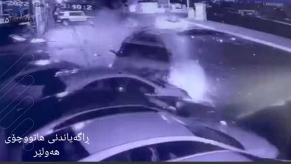 لە رووداوێکی هاتوچۆدا 9 ئۆتۆمبێل زیانی بەردەوکەوێت