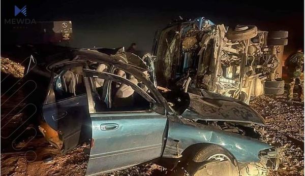 کۆیە؛ لە رووداوێکی هاتوچۆدا پێنج کەس گیانیان لەدەستدا