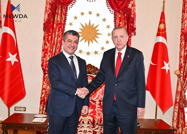 کۆبوونەوەی ئەردۆغان و مەسرور بارزانی لە ئیستەنبوڵ