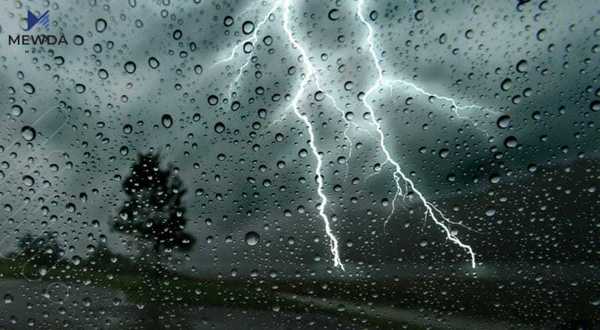 "تاوە بارانی بەخوڕ و ھەورە تریشقە بەردەوام دەبێت"