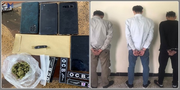 سێ بەکارهێنەری مادەی هۆشبەر دەستگیرکران