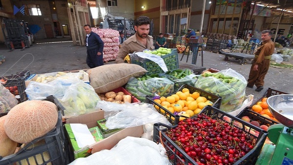 هیچ مەترسیەك لەسەر هاتنی سەوزە و میوە  و خۆراك نییە بۆ سلێمانی