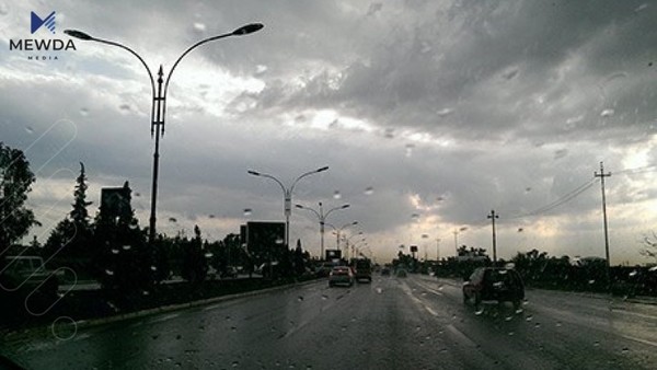 رێژەی بارانبارینی بەشێک لە ناوچەکانی هەرێمی کوردستان بڵاوکرایەوە