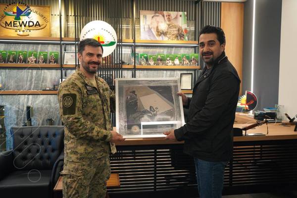 دژەتیرۆر و وەفدێكی باڵای سەربازی ئیتاڵیا كۆبوونەوە 