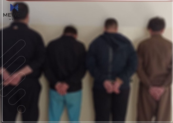 لە سلێمانی چوار تۆمەتبار دەستگیركران.. كەسێكیان دەستبەسەر كردووە 