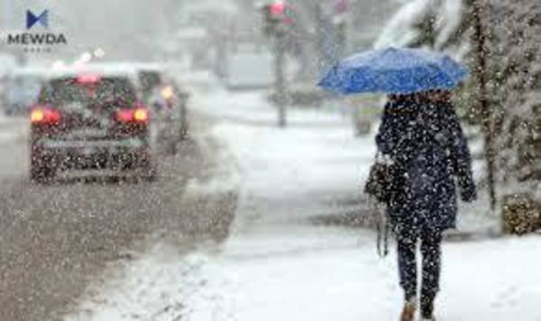 پلەکانی گەرما دادەبەزن و ئەگەری بارینی بەفر و باران هەیە