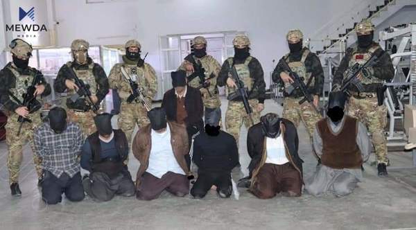 ئاسایشی سلێمانی حەوت داواکراویان دەستگیرکرد کە سیانیان پلەی ئەمیریان لەناو داعشدا هەیە