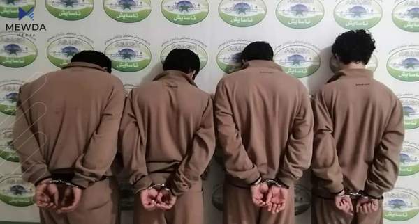 چوار تەقەکەر دەستگیرکران