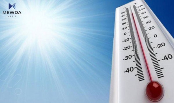 پلەکانی گەرما بەرزدەبنەوە