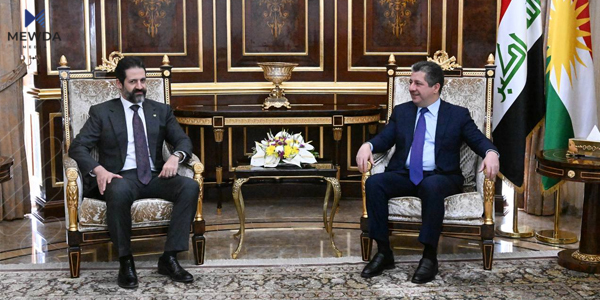 قوباد تاڵەبانی و مەسرور بارزانیی لە هەولێر كۆبوونەوە