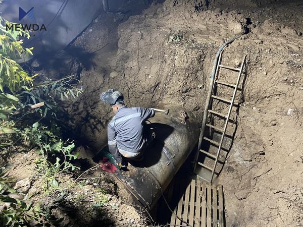 ئاوی سلێمانی: بۆرییە شکاوەکەمان چاککردووەتەوە و کێشەی بێئاوی چارەسەرکراوە