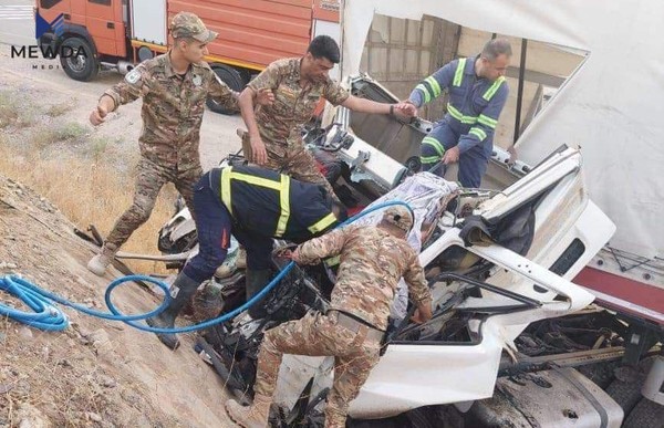 رووداوێکی سەختی هاتوچۆ روویدا و قوربانی هەیە