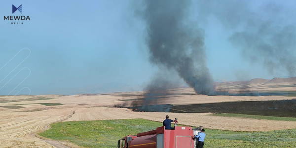 زیاتر لە دوو هەزار زەویی كشتوكاڵی لە سنووری شارەزوور سووتا