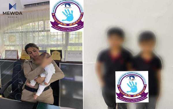 سێ منداڵ لەلایەن باپیریانەوە لەسەر شەقام فڕێدران