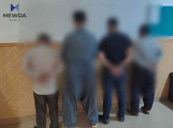 لەسەر سكاڵای چەند هاوڵاتییەك چوار تۆمەتبار دەستگیركران 