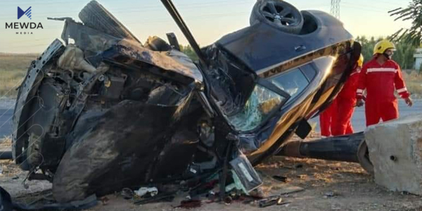 رووداوێكی هاتووچۆ چوار قوربانیی لێدەكەوێتەوە