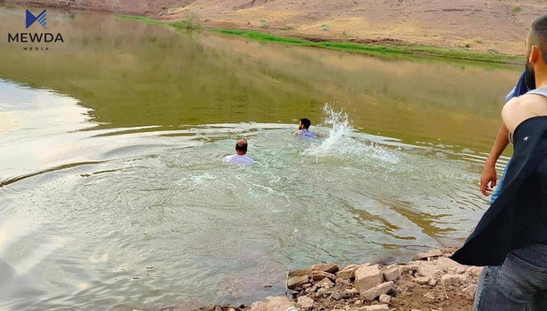 دوو کەس لە ئاکرێ خنکان