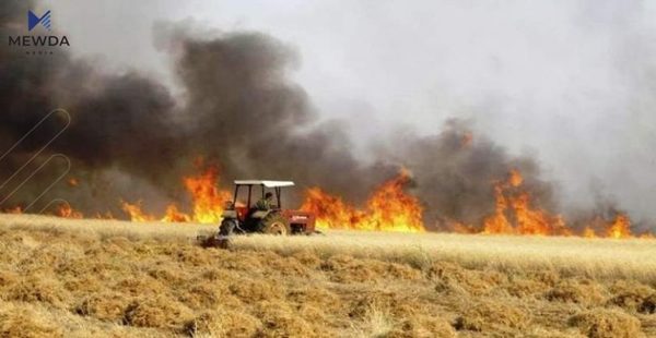 ئاگربڕ بۆ پاراستنی گەنمی جوتیاران دەكرێت