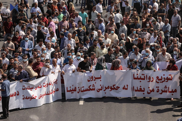 ده‌سته‌ی داكۆكی له‌ مامۆستایان و فه‌رمانبه‌رانی ناڕازی په‌یامێك بڵاوده‌كه‌نه‌وه‌