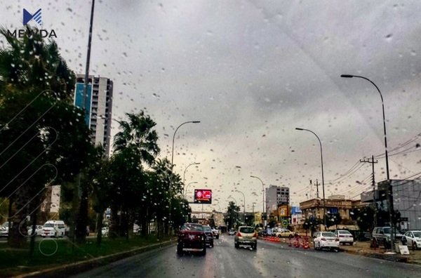 شەپۆلێکی باران بارین روو لە هەرێمی کوردستان دەکات