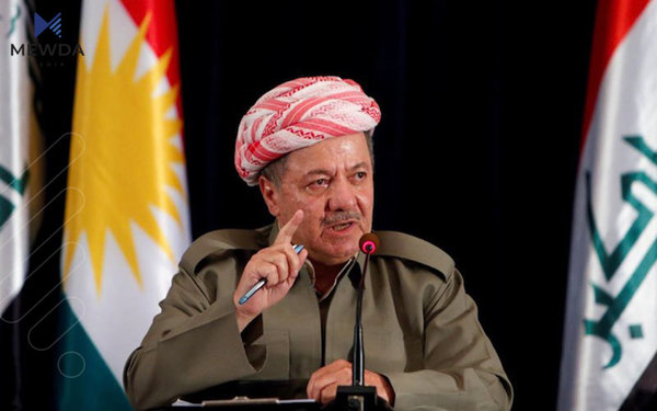 مهسعود بارزانى: له بهغداى قهبوڵ ناكهین