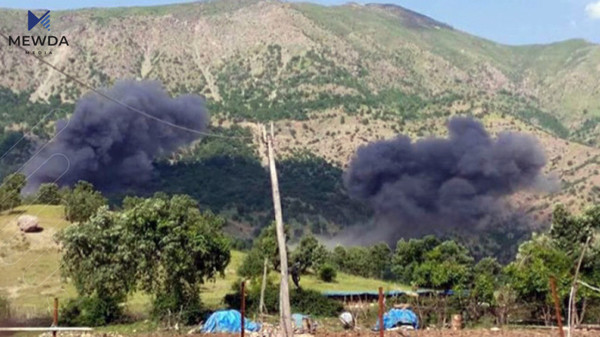 هێرشەکانی سوپای تورکیا بەردەوامە