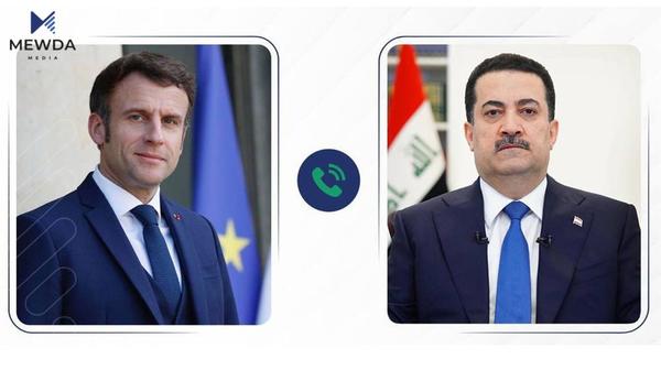 سودانی و ماکرۆن پەیوەندییەکی تەلەفۆنیان ئەنجامدا