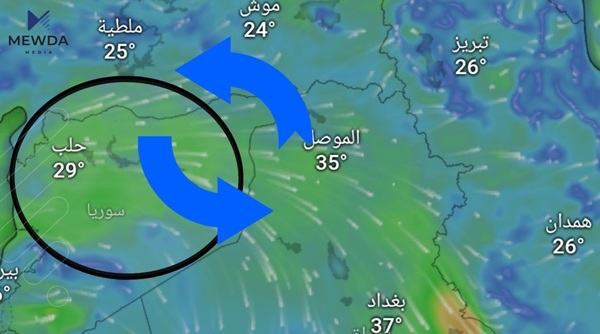 بای شەماڵ هەڵدەکاتەوە