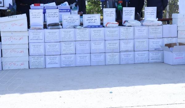 زیاتر لە 130 کیلۆ ماددەی هۆشبەر لەناوبرا