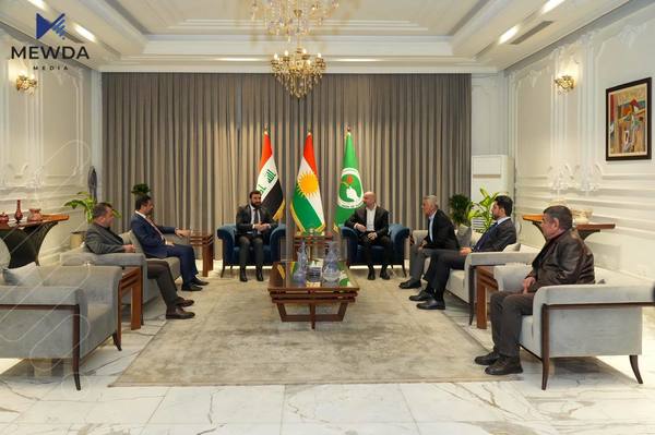 بافڵ جەلال تاڵەبانی و رەیان کلدانی کۆبوونەوە